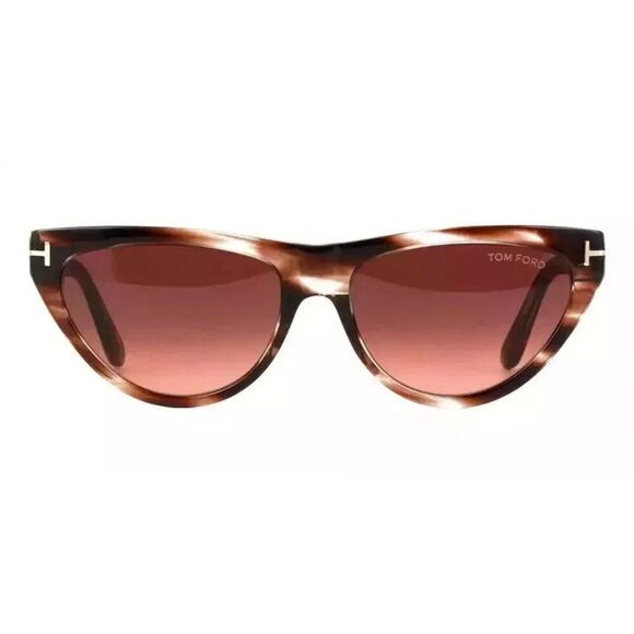 New Authentic Tom Ford Amber FT0990/5S 55T Cat Eye Sunglasses - Picture 2 of 3
